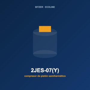 Bitzer 2JES-07(Y), compresor de pistón semihermético