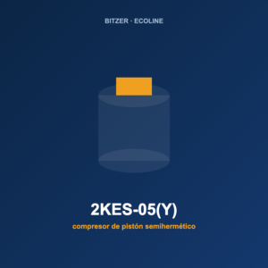 Bitzer 2KES-05(Y), compresor de pistón semihermético