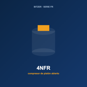 Bitzer 4NFR, compresor de pistón abierto