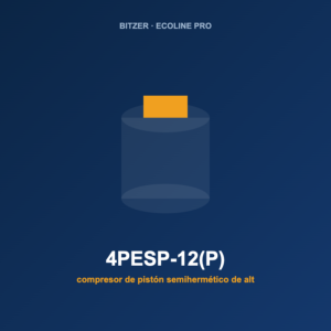 Bitzer 4PESP-12(P), compresor de pistón semihermético de alta eficiencia