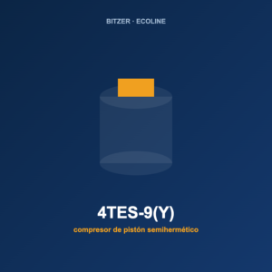 Bitzer 4TES-9(Y), compresor de pistón semihermético