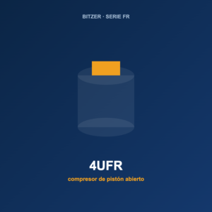 Bitzer 4UFR, compresor de pistón abierto