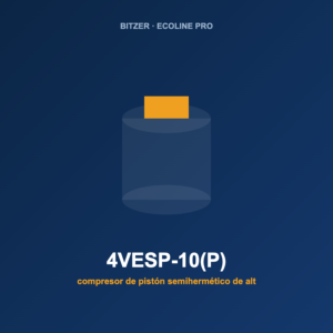 Bitzer 4VESP-10(P), compresor de pistón semihermético de alta eficiencia