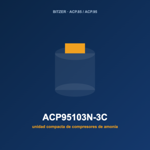 Bitzer ACP95103N-3C, unidad compacta de compresores de amoníaco (NH₃)