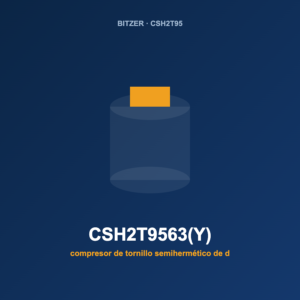 Bitzer CSH2T9563(Y), compresor de tornillo semihermético de dos etapas