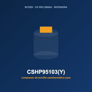 Bitzer CSHP95103(Y), compresor de tornillo semihermético para refrigeración industrial