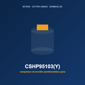 Bitzer CSHP95103(Y), compresor de tornillo semihermético para bombas de calor