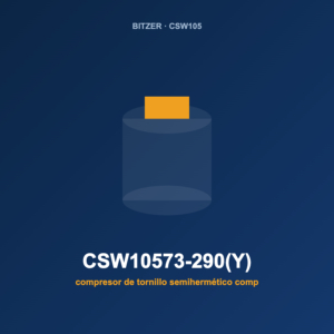 Bitzer CSW10573-290(Y), compresor de tornillo semihermético compacto