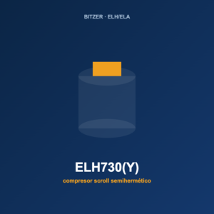 Bitzer ELH730(Y), compresor scroll semihermético