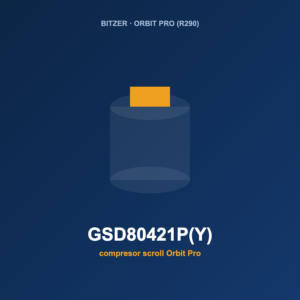 Bitzer GSD80421P(Y), compresor scroll Orbit Pro