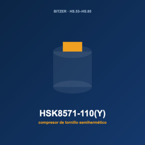 Bitzer HSK8571-110(Y), compresor de tornillo semihermético