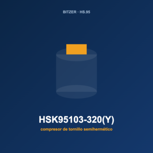 Bitzer HSK95103-320(Y), compresor de tornillo semihermético