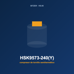 Bitzer HSK9573-240(Y), compresor de tornillo semihermético