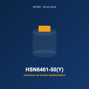 Bitzer HSN6461-50(Y), compresor de tornillo semihermético