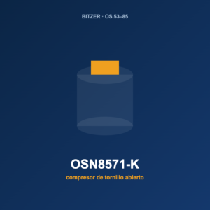 Bitzer OSN8571-K, compresor de tornillo abierto
