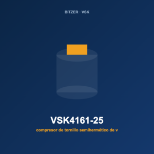 Bitzer VSK4161-25, compresor de tornillo semihermético de velocidad variable